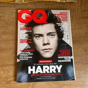 British GQ September 2013 One Direction Edition - Harry Styles Cover